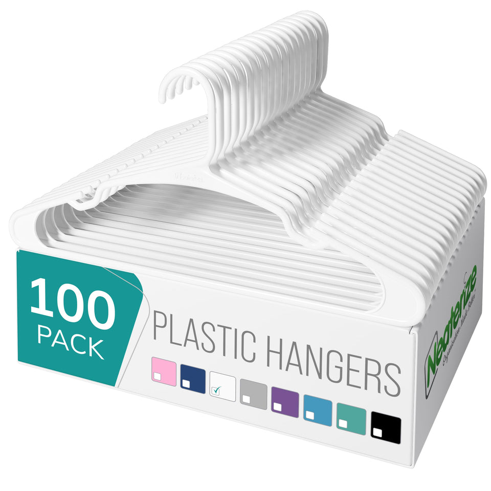 NEATERIZE slim-profile hangers save space while supporting garments