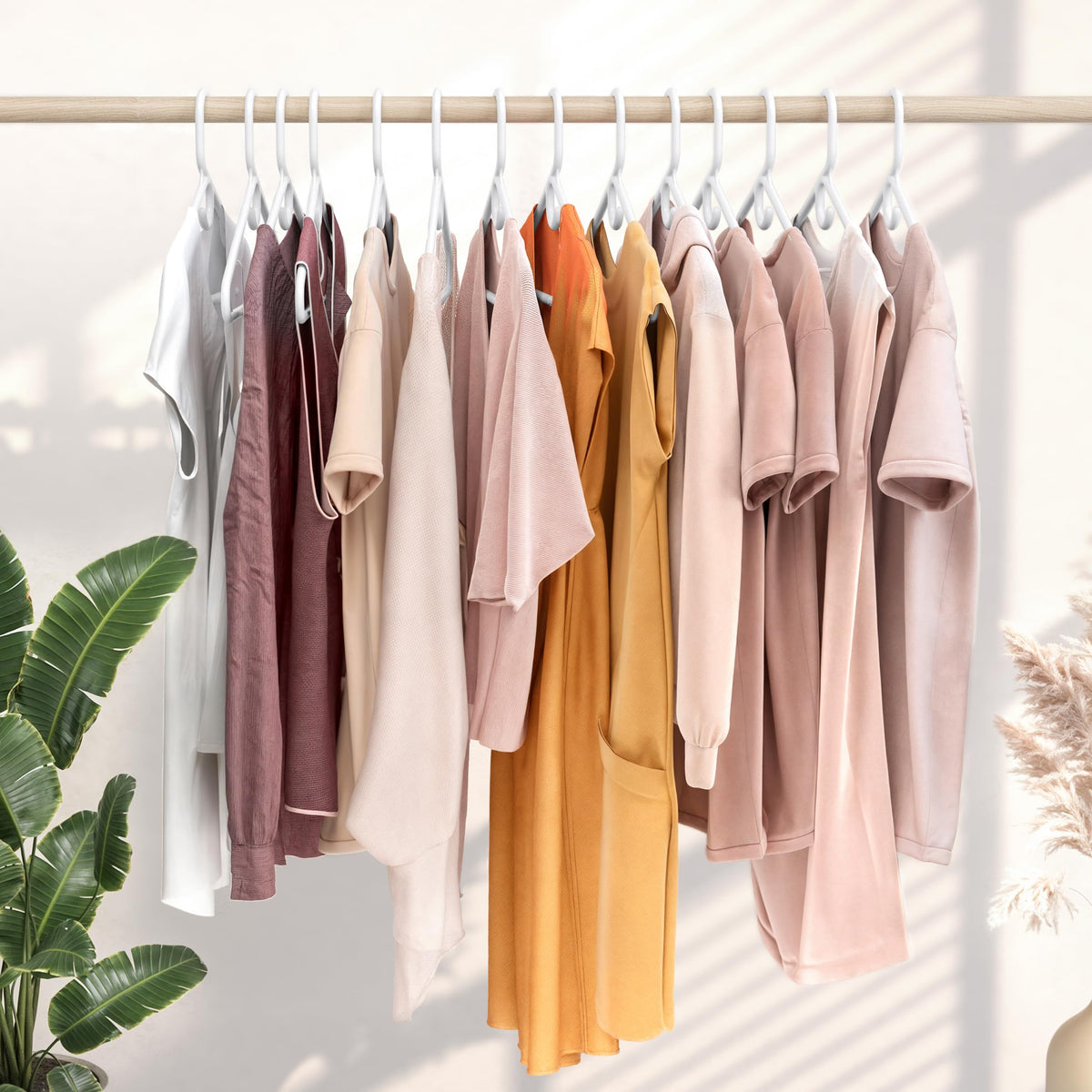 NEATERIZE coats and jackets hung securely without slipping or losing shape
