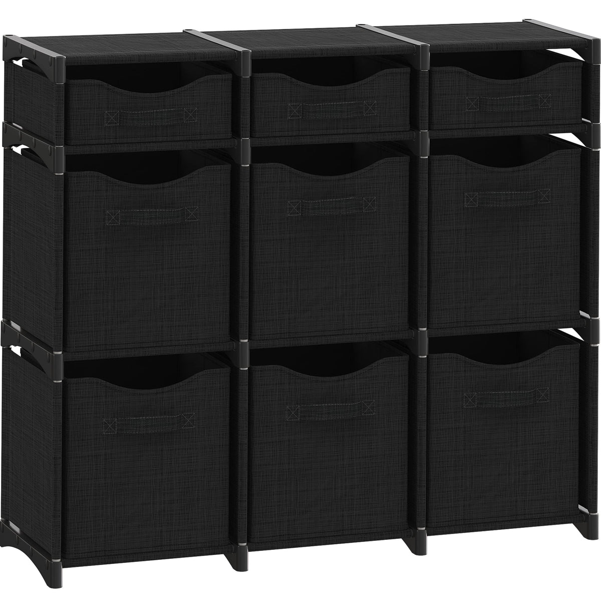 NEATERIZE cube storage organizer assembly shows tool-free setup for quick closet organization.