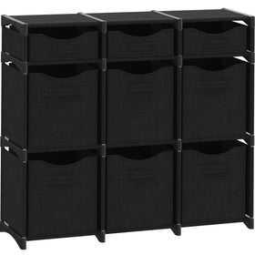 NEATERIZE cube storage organizer assembly shows tool-free setup for quick closet organization.
