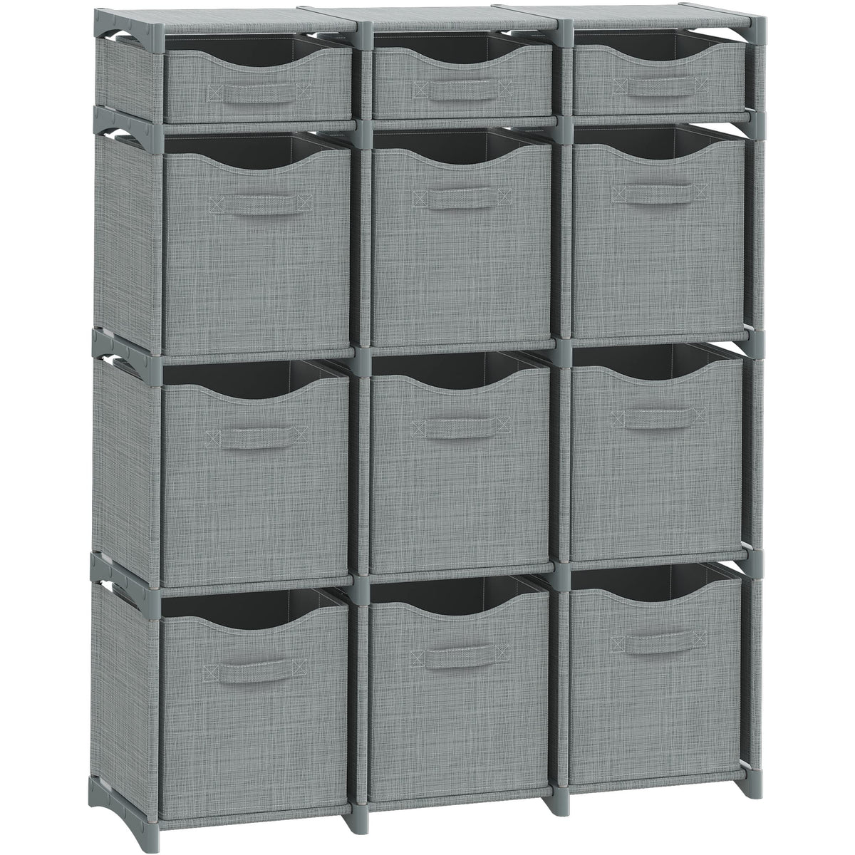 NEATERIZE cube storage organizer assembly demonstrates tool-free setup for quick closet decluttering