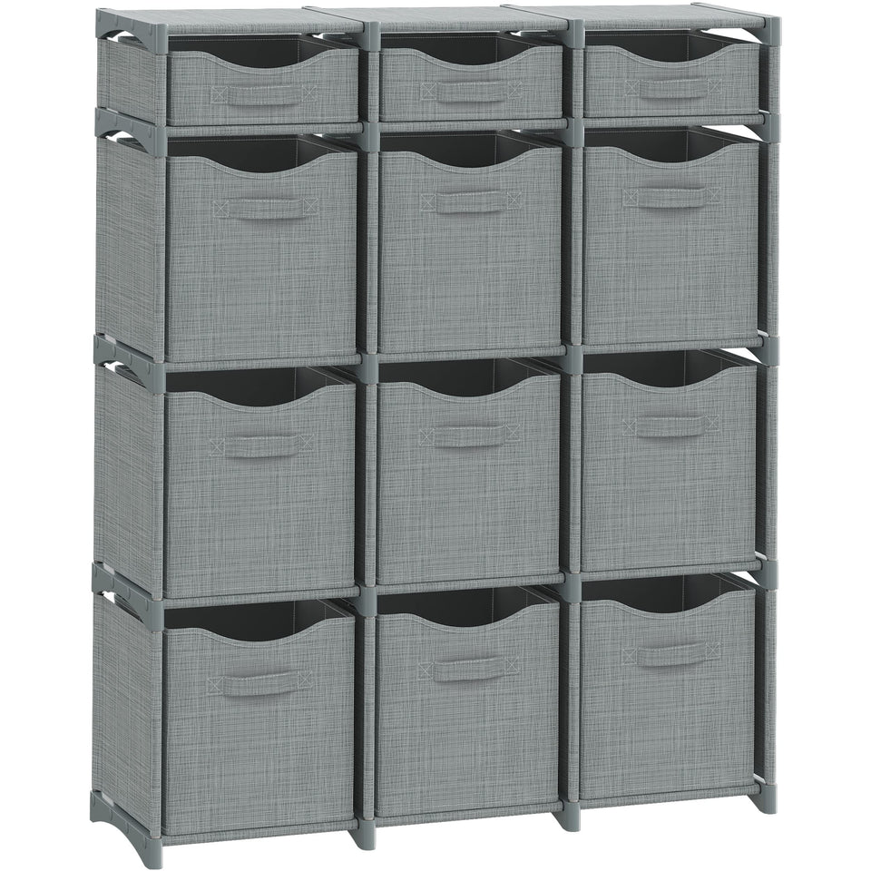 NEATERIZE cube storage organizer assembly demonstrates tool-free setup for quick closet decluttering