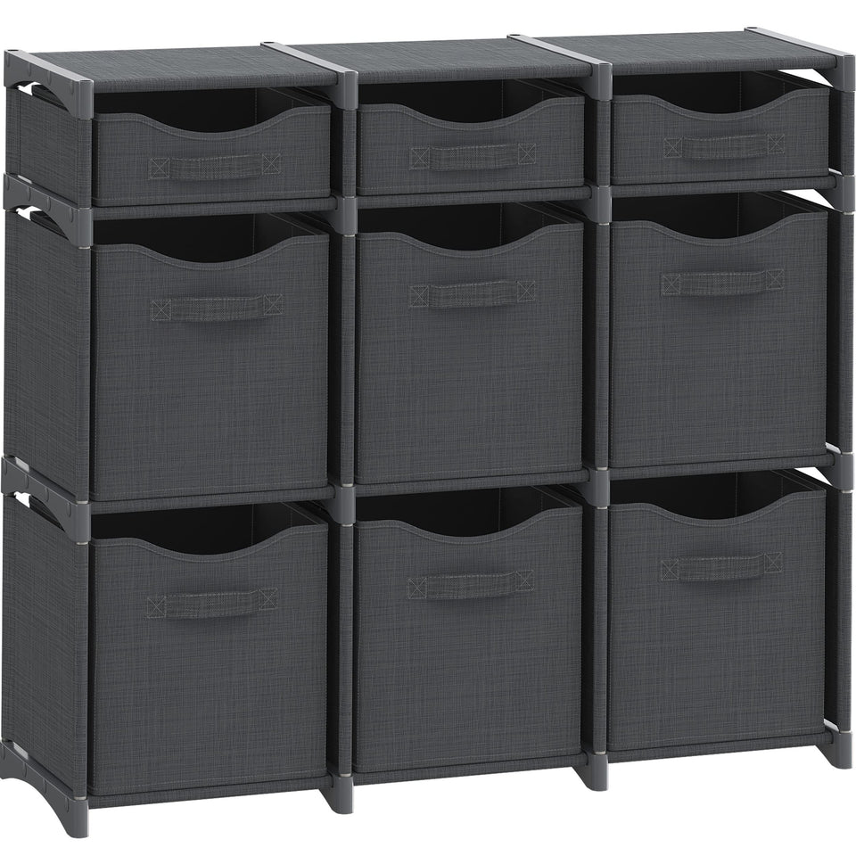 NEATERIZE cube storage unit with tool-free assembly for quick closet setup