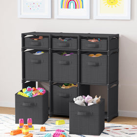 NEATERIZE dark grey closet organizer fits modern rooms and multiple storage needs
