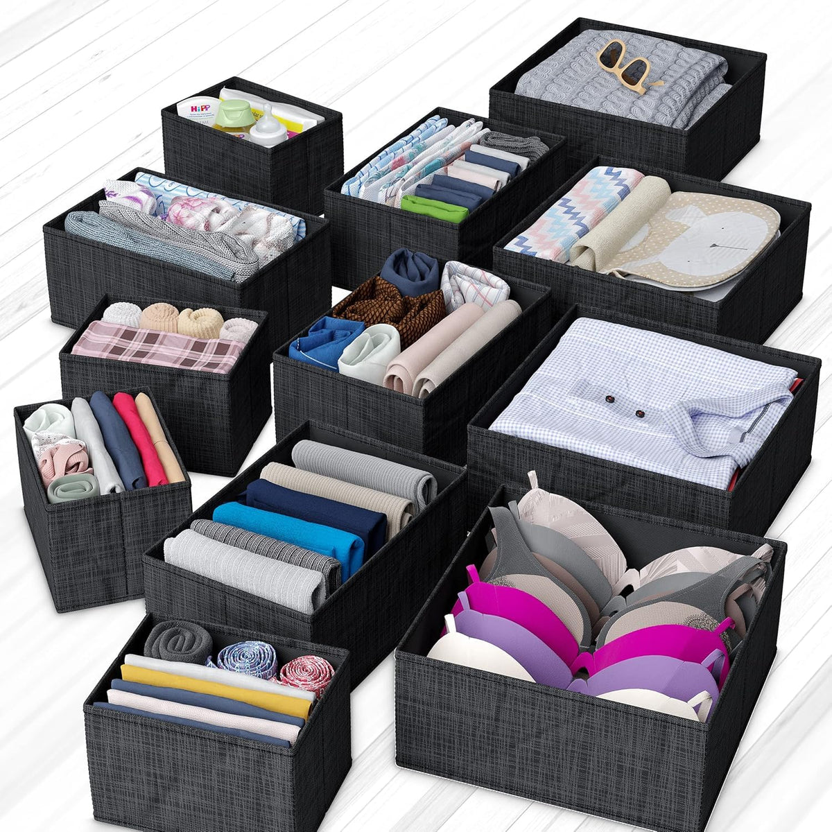 NEATERIZE diaper organizer for nursery keeps essentials within reach.