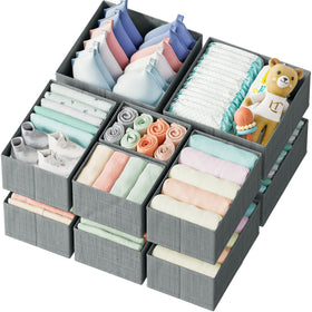 NEATERIZE small cubes keep baby clothes neatly organized in drawers.