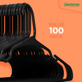 NEATERIZE eco-friendly hangers protect coats while maintaining a tidy closet.