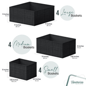 NEATERIZE nursery drawer organizers in use for baby clothes and essentials.