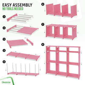NEATERIZE small cubes pink, perfect for socks, accessories, and daily essentials.