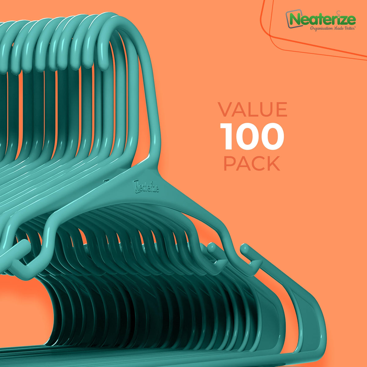 NEATERIZE smooth-tubular edges prevent fabric snags and rips.