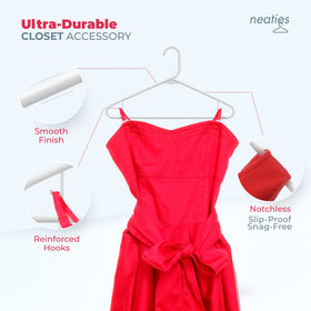 Neaties 6lb capacity hanger with reinforced hooks for reliable daily wear.
