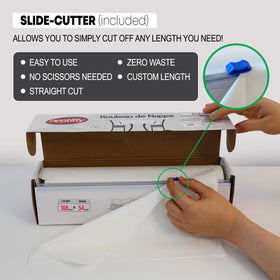 Neatiffy tablecloth roll fits rectangle, square, round, and oval tables for flexible layouts.