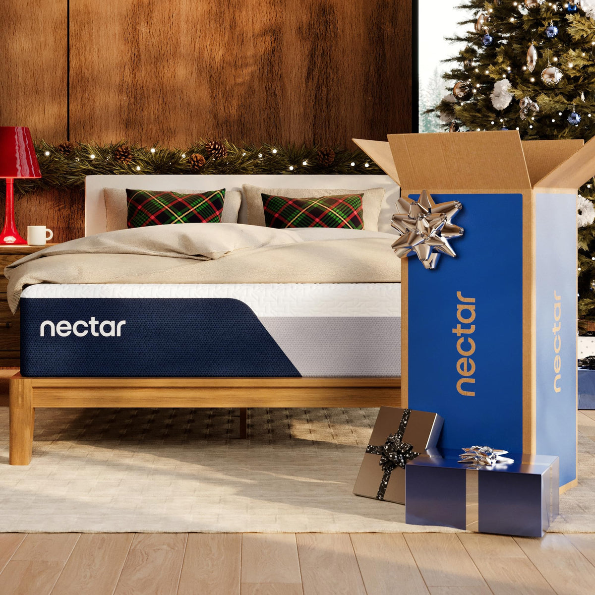 Nectar Tri-Comfort Pillow microfiber down alternative close-up for fluffy comfort