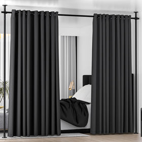 NECVHA Room Divider Rod, full extension, demonstrates flexible height for diverse spaces.