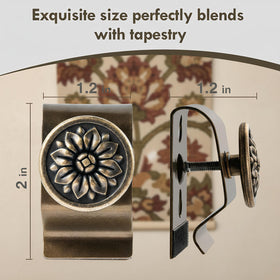 neezim double-anchor quilt hanger design prevents tilting and slipping.
