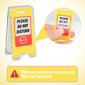 NefosLeuki ready-use desk sign requires no installation.