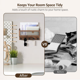 Nekon five-key hooks keep keys secure and easy to grab