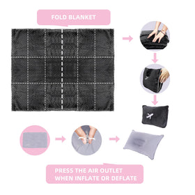 Nenolix compact travel kit in soft fleece for camping and road trips
