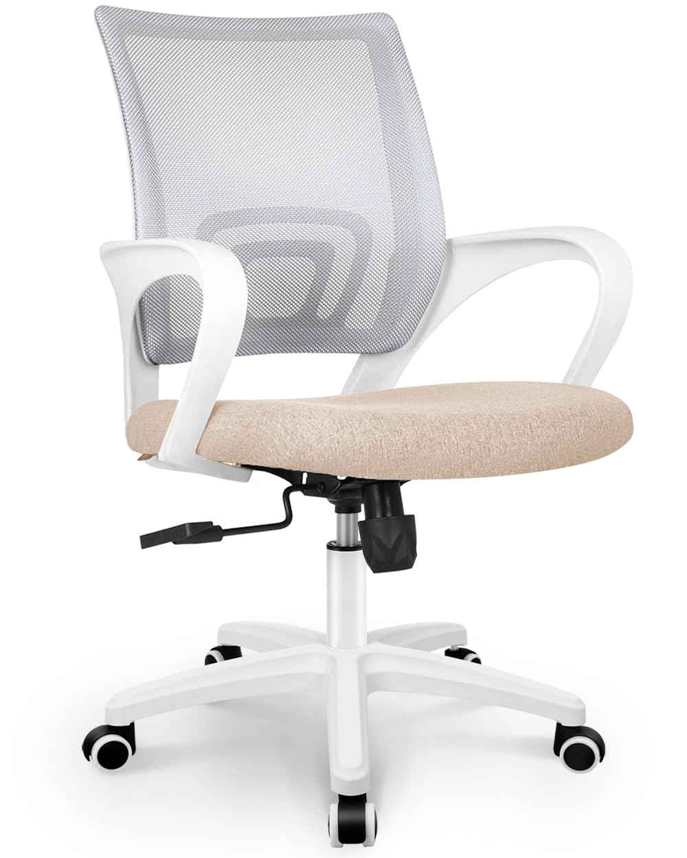 NEO CHAIR office mesh back beige for breathable, comfortable all-day seating.