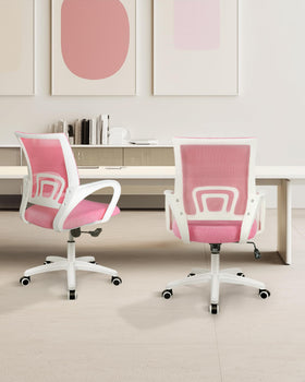 NEO CHAIR pink FSC-certified wood core under the cushion