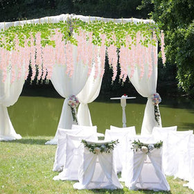 NEOONES wisteria garland easy-care design stays vibrant after rearrangements.
