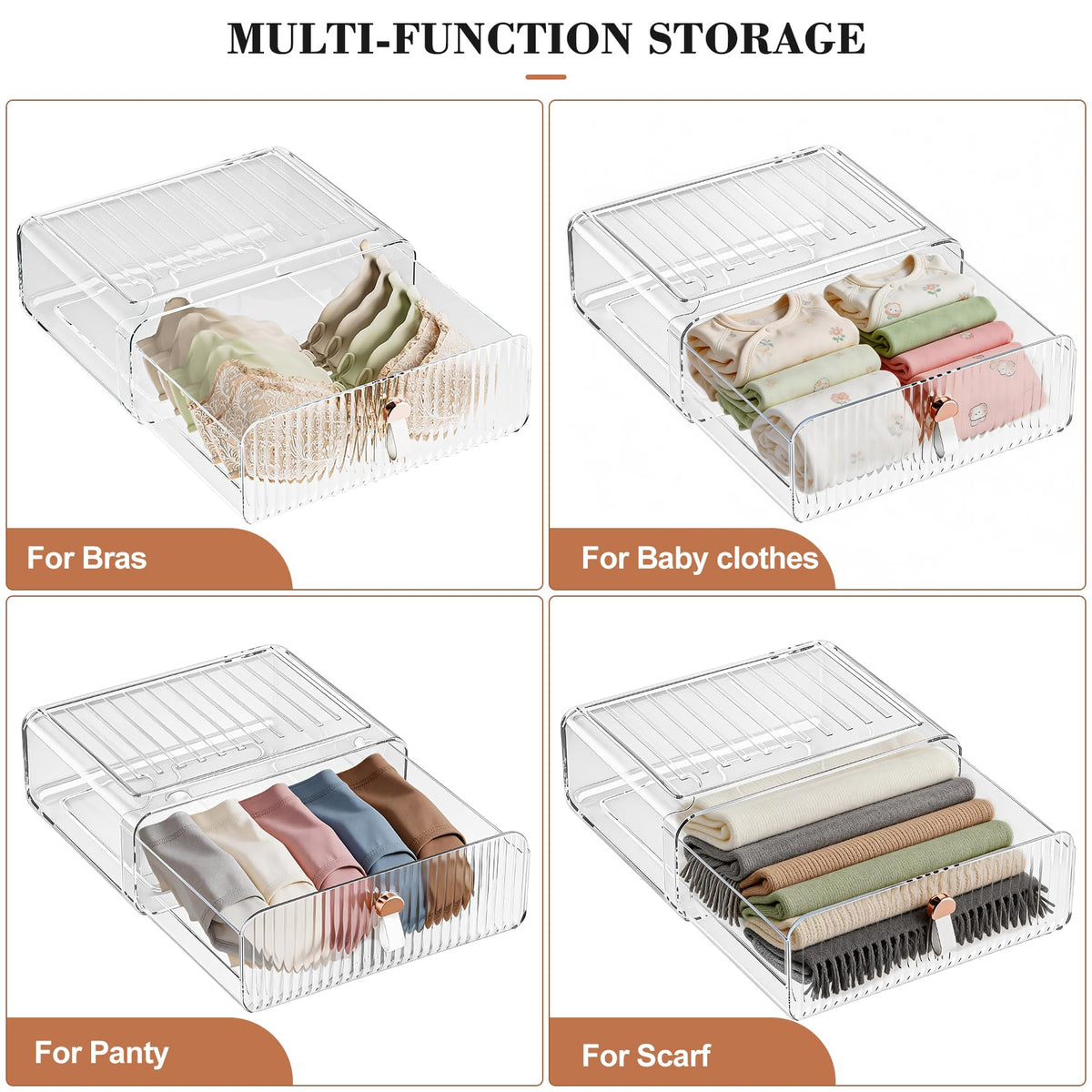 Neprock BPA-free pet drawer storage keeps fabrics safe and odorless.