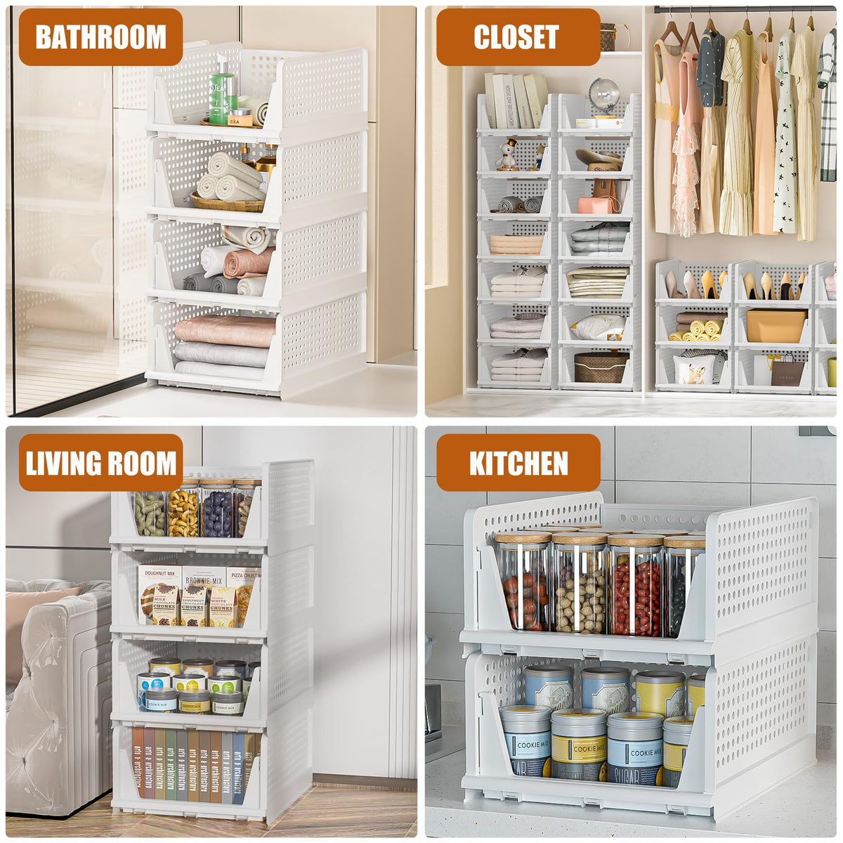 Neprock easy-clean storage bin makes quick wipe-down simple after use.