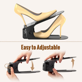 Neprock shoe slots organizer anti-slip design keeps shoes in place.