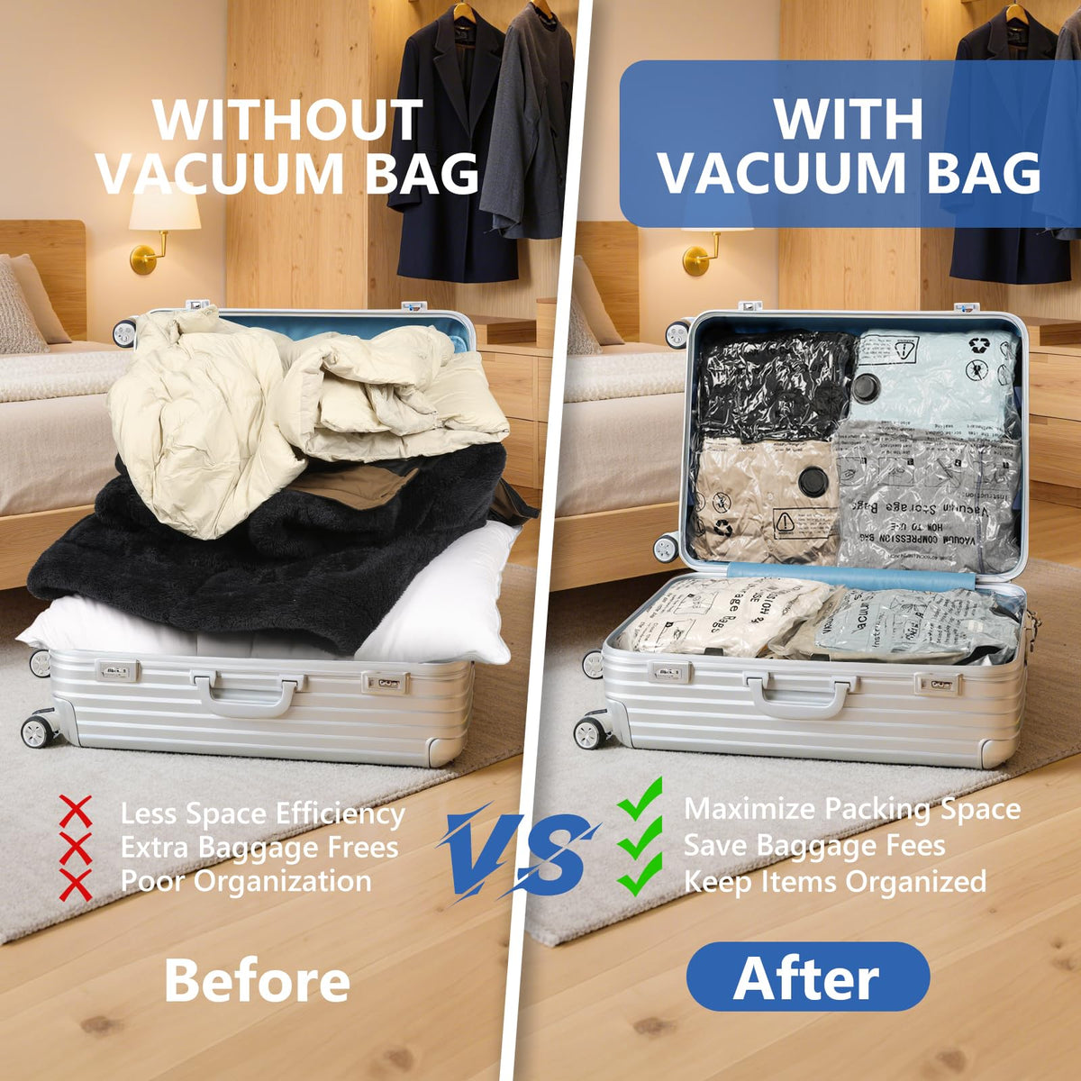 NESCCI rechargeable vacuum pump in action delivering quick compression.