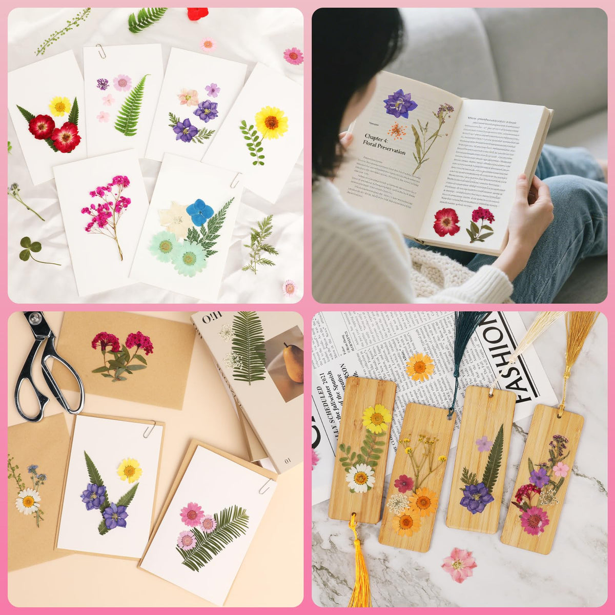 NESCCI vacuum sealed packaging protects delicate dried flowers during shipping