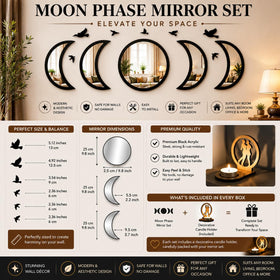 Great gift idea NESHE Moon Phase Mirror for moon lovers