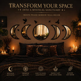 NESHE Moon Phase Wall Decor adds Scandinavian-inspired reflective mood