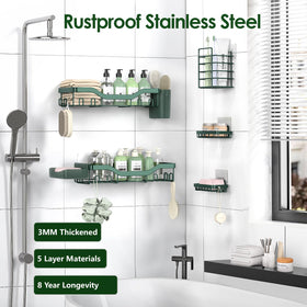 NESOMI caddy in kitchen setup demonstrates versatile, no-drill organization
