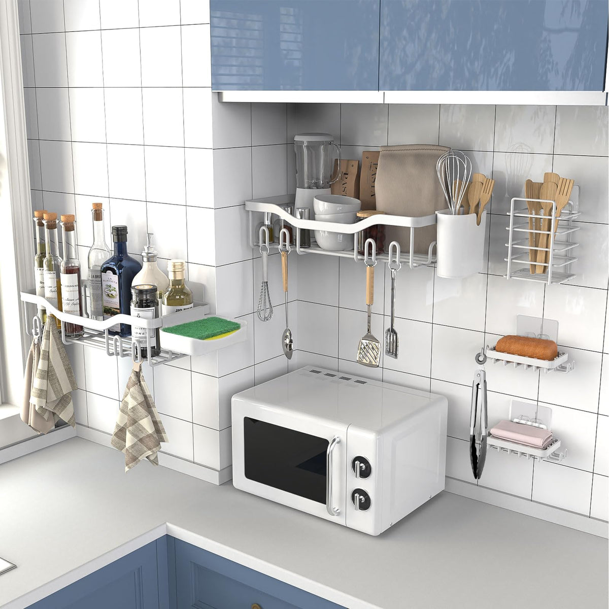 NESOMI toothbrush-holder hooks organize daily dental care at hand