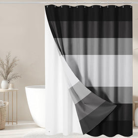 Nesphy shower curtain with waffle texture adds style and durability to your bathroom.