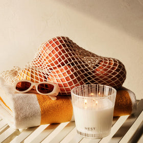 Nest New York Grapefruit candle fragrance notes evoke fresh, sophisticated ambience.