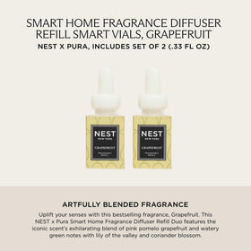 Nest New York grapefruit refill for Pura 4 diffuser, easy scent transition