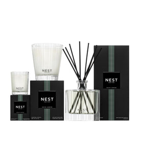 Nest New York reed diffuser shown in a calm room for continuous fragrance
