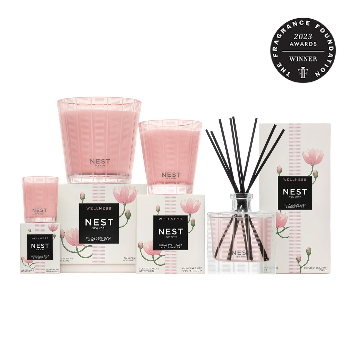 Nest New York packaging and cap designed for quick fragrance refresh
