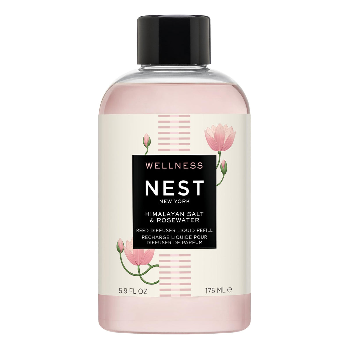 Nest New York reed diffuser refill bottle with Himalayan Salt and Rosewater for renewal