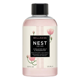 Nest New York reed diffuser refill bottle with Himalayan Salt and Rosewater for renewal