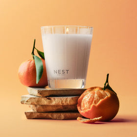 NEST New York Scented Classic Candle premium wax close-up shows clean, even burn