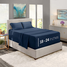 Nestl King Size Sheet Set packaging shows premium quality and easy care.