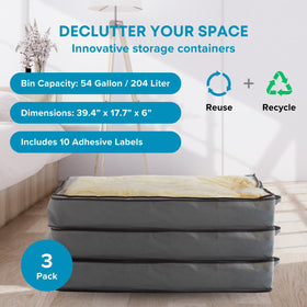NestNeatly SmartCube reinforced handles ensure durable under-bed storage for daily wear