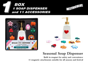 Nestriculus magnetic charms cherry blossoms enable quick seasonal decor swaps.