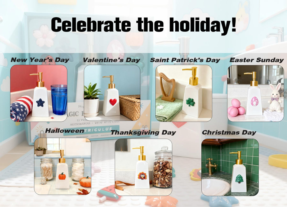 Nestriculus seasonal decor changes with magnets for year-round styling.