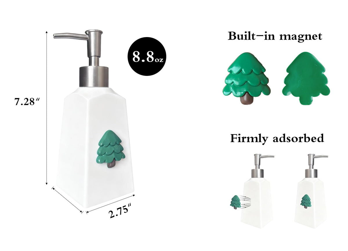 Nestriculus Seasonal Dispenser snowflake magnet for winter ambiance.