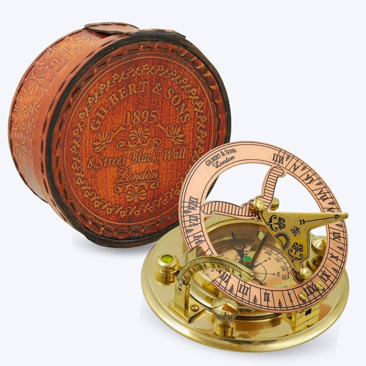 NETAEX ship replica watch-inspired sundial, perfect for display.