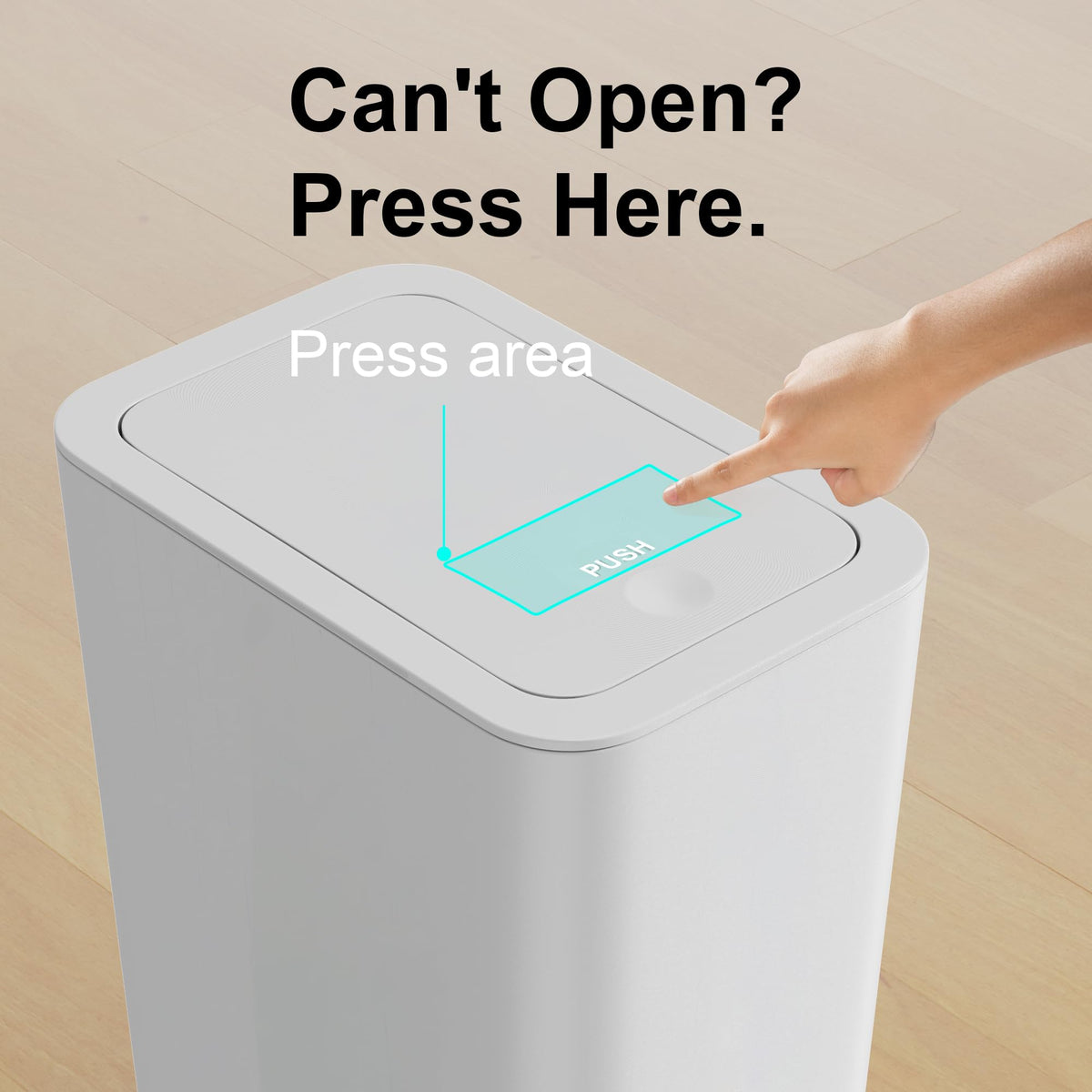 Slim profile of N. NETDOT can tucked into a cabinet