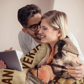 Neuturs romantic gift blanket for couples, ideal for cozy evenings together